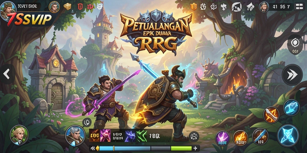 Tampilan menarik dari gameplay penuh aksi 7SVIP.