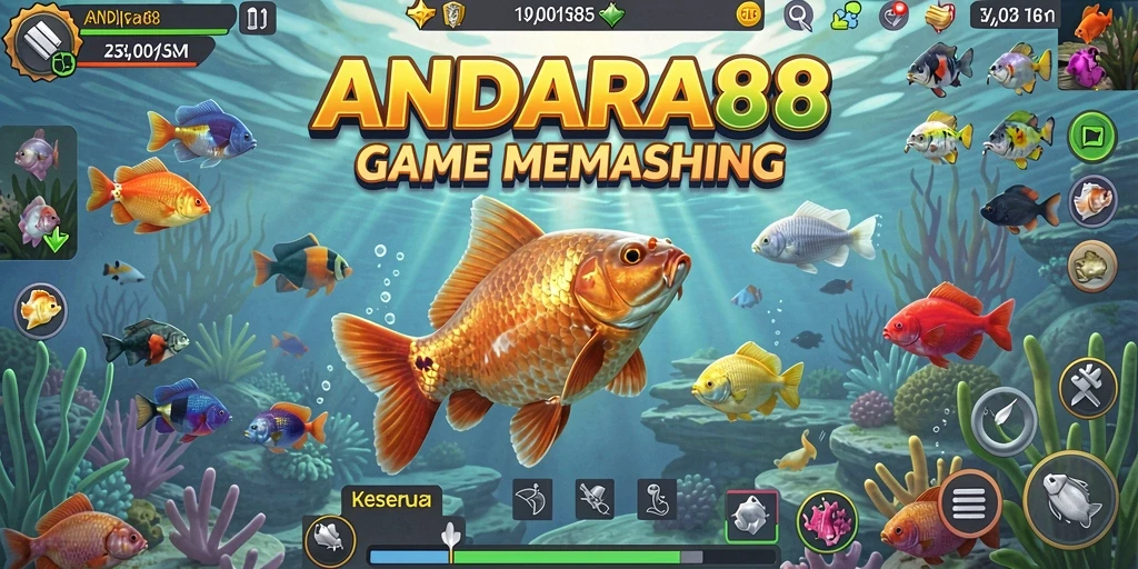 Gameplay memancing yang seru dan menyenangkan dalam ANDARA88.