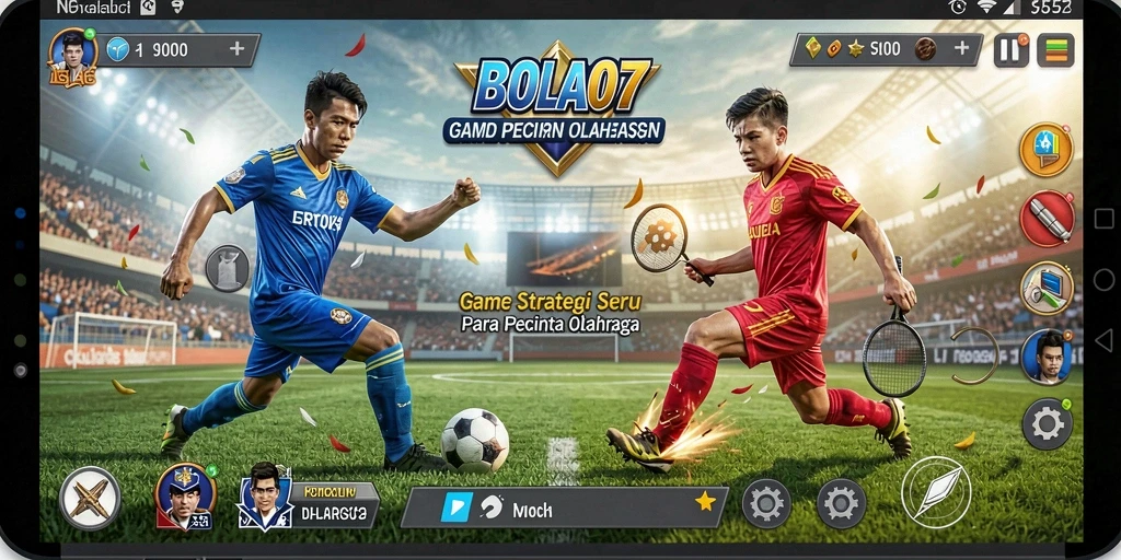 Tangkapan layar dari gameplay mendebarkan di BOLA07 dengan momen strategis yang intens.