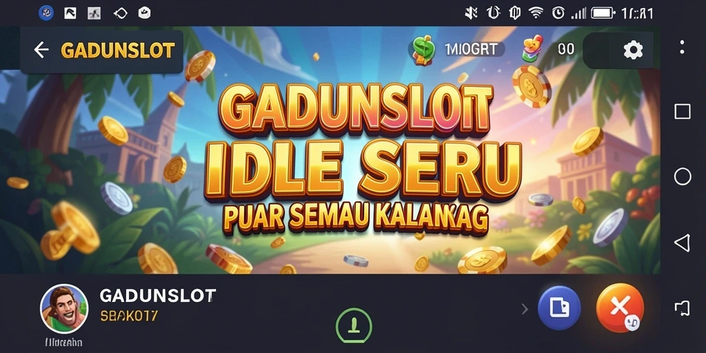 Tangkapan layar GADUNSLOT menampilkan gameplay seru dan menarik.