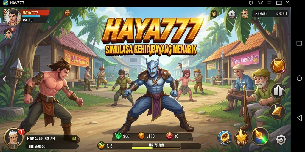 Tampilan gameplay menarik dari HAYA777 yang menggambarkan simulasi kehidupan.