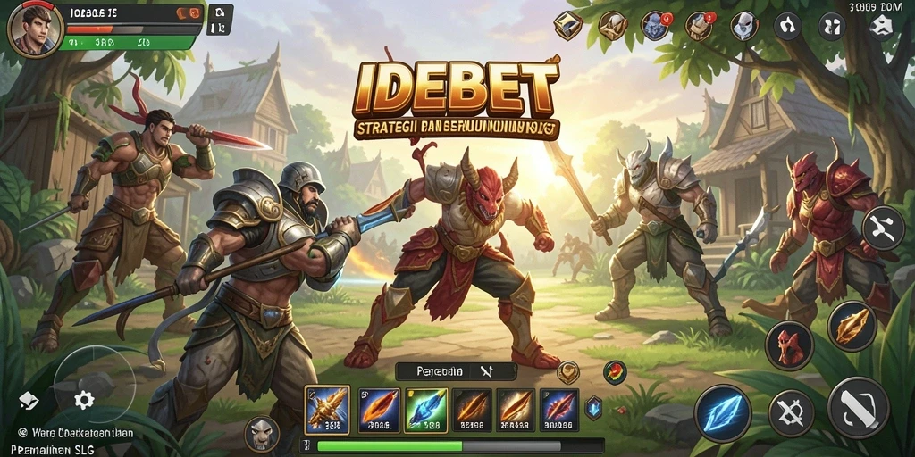 Tampilan gameplay menegangkan dengan strategi cerdas di IDEBET.