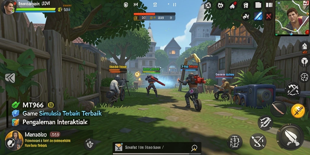Tangkapan layar gameplay MT966 menunjukkan aksi simulasi yang menarik.