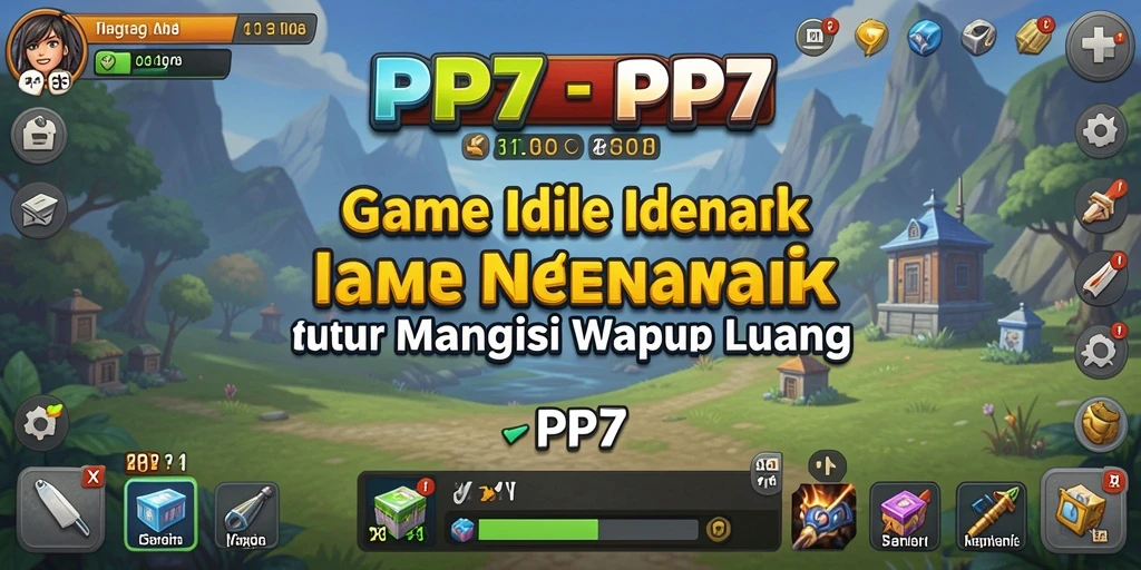 Screenshot PP7 menampilkan gameplay Idle yang menarik dan seru.