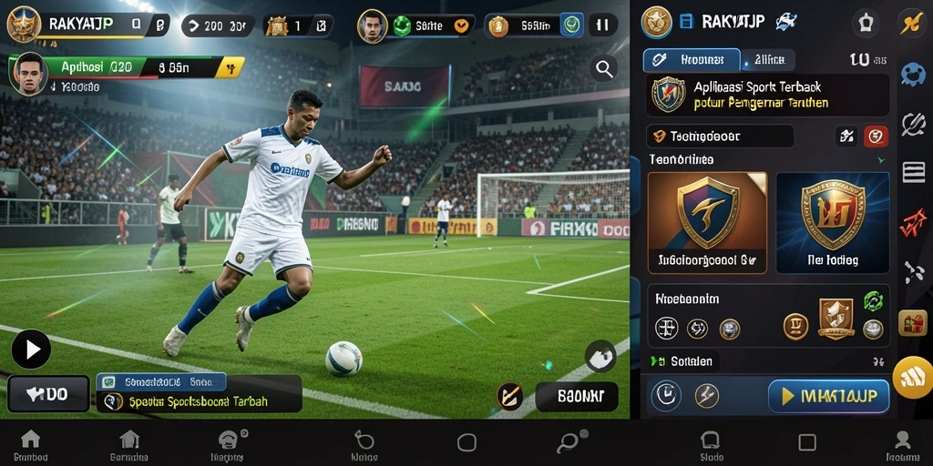 Tampilan gameplay unik dari RAKYATJP yang mendebarkan untuk taruhan olahraga.