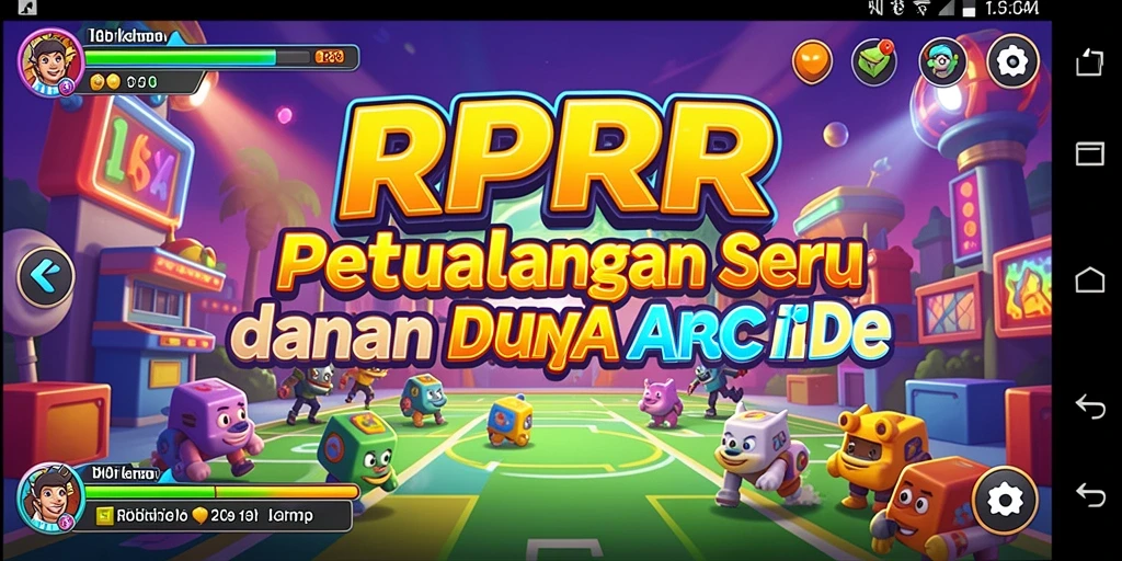 Tampilan gameplay seru dalam game Arcade RPRR.