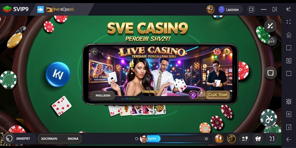 Tampilan gameplay menarik dari SVIP9 Live Casino.